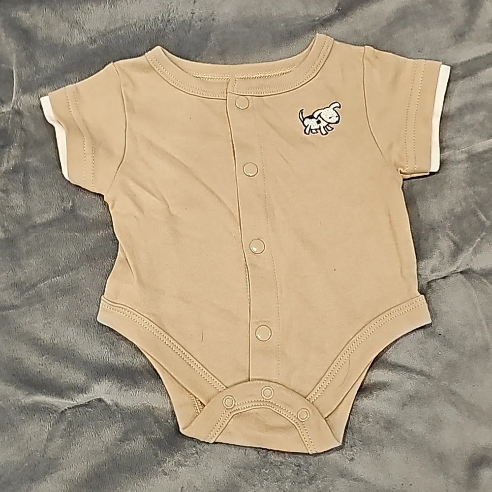 F 3 premie onesies green yellow tan - Picture 3 of 8